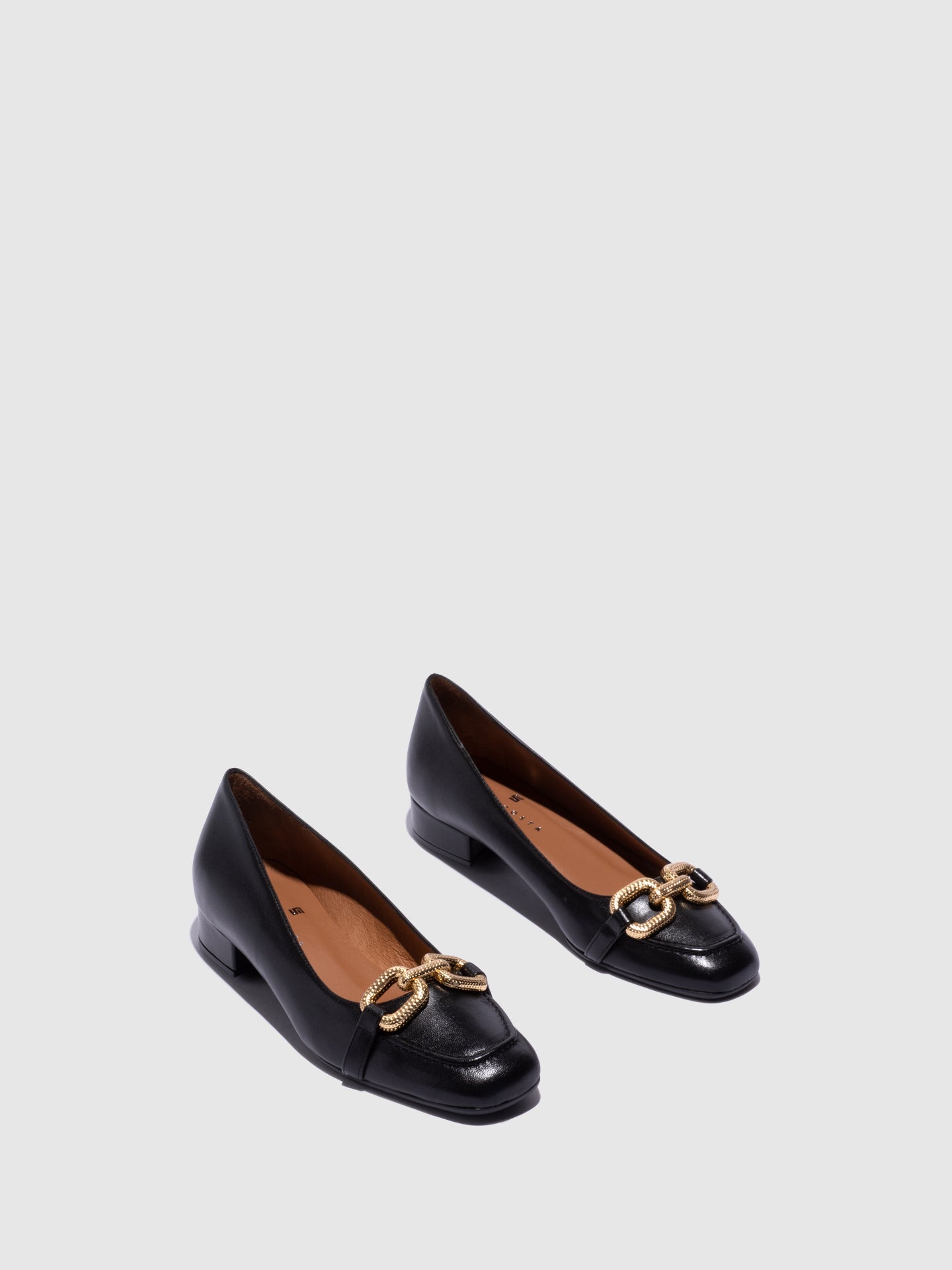 Sofia Costa Sapatos Mocassins em Preto